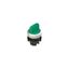 Short handle selector, 3 positions green with marking thumbnail 2