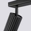 CEILING LAMP FROM THE KARBON SERIES, THREE MOVABLE BLACK SPOTLIGHTS FOR DINING ROOM thumbnail 12