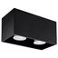 SPOT QUAD MAXI BLACK GU10 2X40W IP20 thumbnail 2