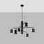 LEMMI 6 CHANDELIER BLACK GU10 6X10W IP20 thumbnail 5