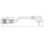 pre-assembled connecting cable;Eca;Plug/open-ended;black thumbnail 3
