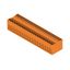 PCB plug-in connector, male header, closed side, THT solder connection, 5.08 mm, Number of poles: 46, 180°, Solder pin length (l): 3.2 mm, tinned, orange, Box thumbnail 4