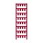 SlimFix, Conductor and cable markers, 4.7 - 7.4 mm, 12 x 7.4 mm, red thumbnail 2