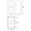 GNBD250 Single socket, white, 2x2P+Z, 250V, 16A thumbnail 2