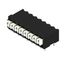 Printed circuit board terminals, 3.50 mm, Number of poles: 8, 90°, Solder pin length (l): 3.5 mm, black, PUSH IN with actuator, Clamping range, max. : 1.5 mm², Tape thumbnail 2