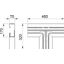 GK-T70170LGR T piece  70x170mm thumbnail 2