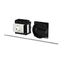P3 Main switch, 80 A,Rear mounting, 3 pole, Form M4/SVB, Black, Door c thumbnail 1