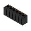 Printed circuit board terminals, 15.00 mm, Number of poles: 6, 180°, Solder pin length (l): 5 mm, black, PUSH IN without actuator, Clamping range, max. : 16 mm², Box thumbnail 2
