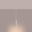 ELEGANT HANGING, SINGLE LAMP FROM THE CARBON SERIES WITH A CYLINDRICAL LAMP SHADE, BEIGE thumbnail 3