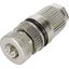 Fitted pluggable connector 5-pole, shielded M12 socket, straight thumbnail 1