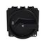 P3 Main switch, 80 A,Flush mounting, 3 pole, Form EA/SVB, Black, Door  thumbnail 6