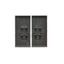 Double socket outlet with earthing and shutters, (module), Simon 24, IP20, 16A, antibacterial white thumbnail 2