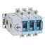 Manual source changeover DSX size 2 320A 3 poles - Rated current = 320A - for mounting on plate thumbnail 1