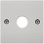 Centre plate for aerial socket 1-hole, S.1/B.3/B.7, polar white matt thumbnail 3