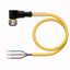 Actuator and Sensor Cable, PUR Connection Cable   WKC4T-10/TXY thumbnail 1