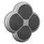M22-D4-S Position pushbutton, RMQ-Titan, Actuators non-flush, momentary, 4-fold, opposing pushbuttons not mechanically interlocked, Bezel: titanium thumbnail 8