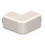External corner hood 20x20mm Polyvinylchloride Cream RAL 9001 thumbnail 1