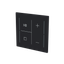 LFMW/A.4.70.1-45M Cover plate with legend with Symbols "music control" black matt - Trevion® thumbnail 2