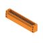 PCB plug-in connector, male header, Flange, THT solder connection, 3.50 mm, Number of poles: 36, 180°, Solder pin length (l): 3.5 mm, tinned, orange, Box thumbnail 4