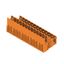 PCB plug-in connector, male header, open side, THT solder connection, 5.08 mm, Number of poles: 26, 180°, Solder pin length (l): 3.2 mm, tinned, orange, Box thumbnail 2