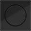 Rotary dimmer cover, A.x/C.x, night black glossy thumbnail 1