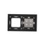 HDMI double socket, black matt thumbnail 2