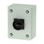 Main switch, P1, 40 A, surface mounting, 3 pole + N, STOP function, With black rotary handle and locking ring, Lockable in the 0 (Off) position, in st thumbnail 4