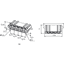 PCB coupler 5p plug, horiz., wht thumbnail 2