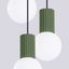 Pendant lamp HALO 3P olive green thumbnail 3