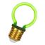 Neon LED G45 E27 2W Green thumbnail 1