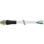 M12 Power male 0° L-cod. with cable PUR 5x2.5 gy UL/CSA+drag ch. 3m thumbnail 2