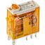 Mini.ind.relays 2CO 8A/120VAC/Agni+Au/Test button/Mech.ind. (46.52.8.120.5040) thumbnail 2