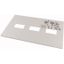XMN141206CV Front cover, +mounting kit, for NZM1, vertical, 4p, HxW=300x600mm, grey thumbnail 1