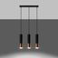 HANGING LAMP LOOPEZ 3L BLACK/COPPER GU10 3X40W IP20 thumbnail 8
