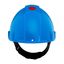 3M™ Hard Hat, Uvicator, Pinlock, Ventilated, Plastic Sweatband, Blue,  thumbnail 3