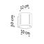 INEZ WALL LAMP WHITE G9 1X40W IP20 thumbnail 3
