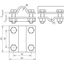 Cross unit St/tZn f. Rd 8-10/16mm - Rd 16/Fl 30mm without intermediate thumbnail 2