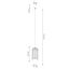 Pendant lamp BRINA 1 black thumbnail 8