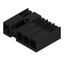 PCB plug-in connector, male header, closed side, Middle flange, THT solder connection, 7.62 mm, Number of poles: 4, 90°, Solder pin length (l): 3.5 mm, tinned, black, Box thumbnail 3