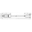 pre-assembled connecting cable Eca Socket/open-ended white thumbnail 4