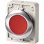 M30I-FDL-R Illuminated pushbutton actuator, RMQ-Titan, flat, momentary, red, blank, Front ring stainless steel thumbnail 2