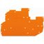 End and intermediate plate 1 mm thick orange thumbnail 1