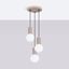 Pendant lamp HALO 3P taupe thumbnail 10