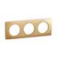 PLATE 3 GANG SATIN BRASS thumbnail 2