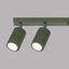 SPOTLIGHTS ON A LONGITUDINAL CEILING STRIP IN OLIVE COLOUR 6XGU10 CARBON thumbnail 4