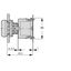 NO contact block base mtg cage clamp thumbnail 2