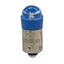 Pushbutton accessory A22NZ, Blue LED Lamp 6 VDC thumbnail 3