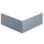 PLASTIC WALL GUTTER OUTSIDE CORNER COVER 80MM WHITE RAL9010 thumbnail 1