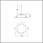 AMY VARIOFLEX 150 1500 830/35/40 - Recessed Downlight IP44 thumbnail 7