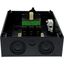 P3-100/I5/SVB-SW Main switch, P3, 100 A, surface mounting, 3 pole, STOP function, With black rotary handle and locking ring, Lockable in the 0 (Off) position thumbnail 46